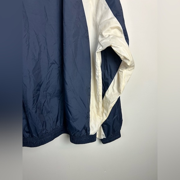 VTG Adidas Navy-White Windbreaker Football Trojans Varsity College Jacket Xl - Picture 16 of 16